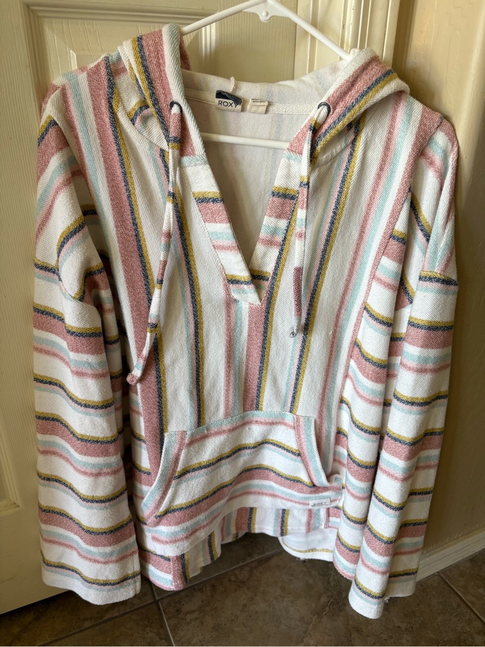 Roxy Baja-Style Striped Hoodie